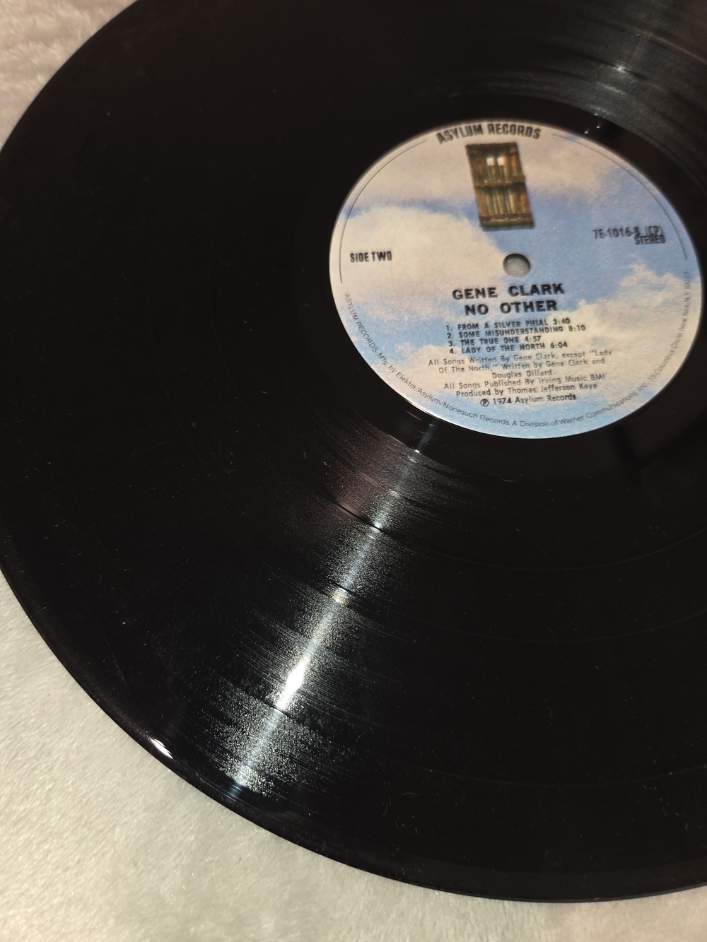 Vintage Gene Clark "No Other" 1974 Elektra Vinyl Album With Poster - Picture 13 of 16